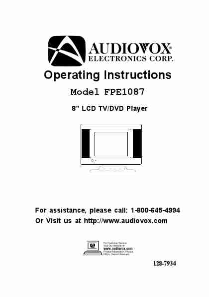 Audiovox TV DVD Combo FPE1087-page_pdf